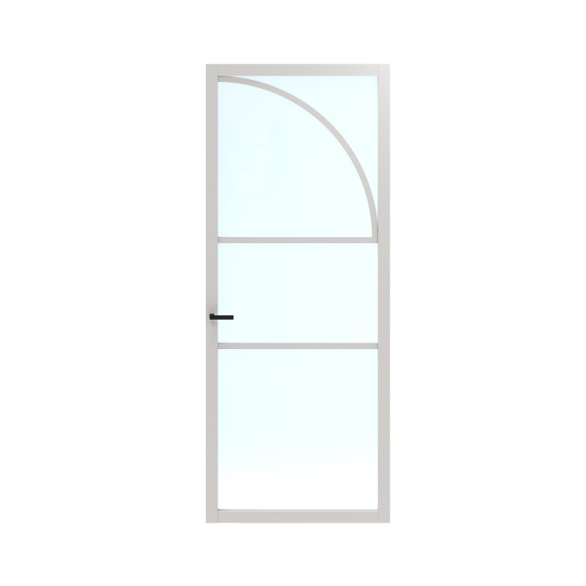 Binnendeur Skantrae SSL 14614 Blank Glas Wit Gelakt